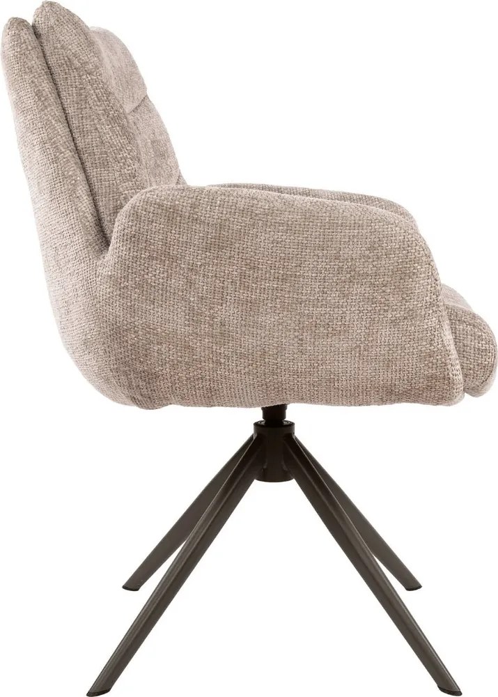 Draaibare Eetkamerstoel Taupe