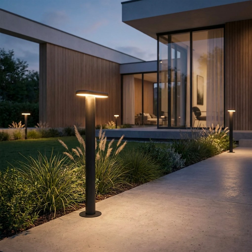 Zack Tuinlamp Zwart 60cm Tuinverlichting Zwart Geïntegreerde LED