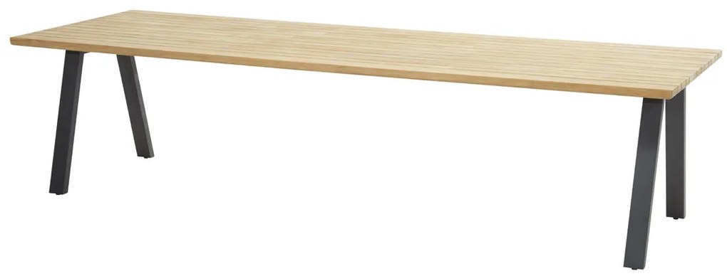 Taste by 4 Seasons Ambassador tuintafel met teak blad Ø 130 cm  Tuintafel    houtkleur weerbestendig