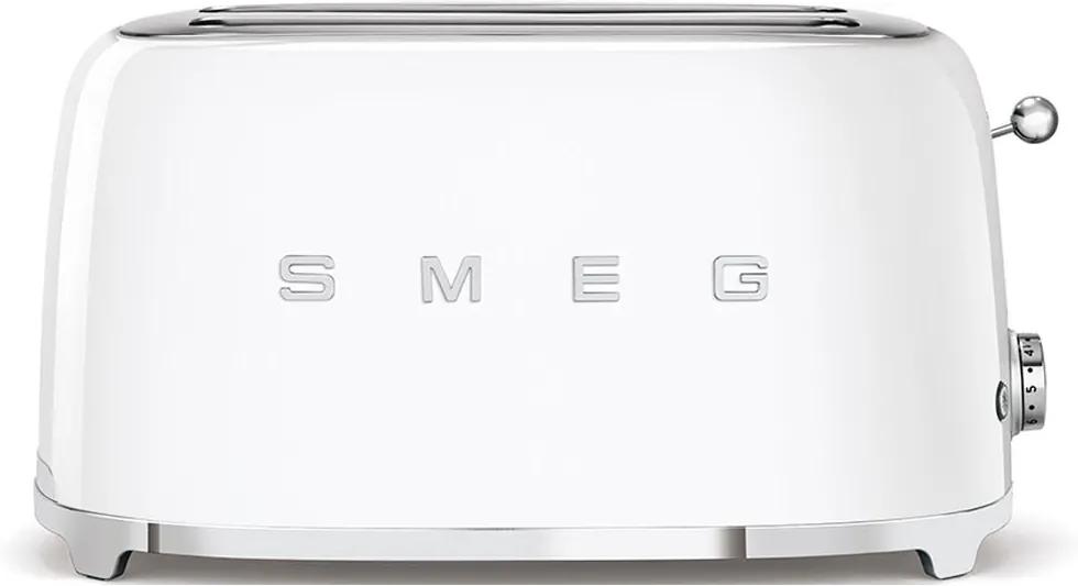 Smeg 50's Style broodrooster 2-slots extra lang TSF02WHEU - wit