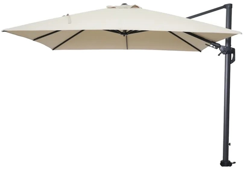 Hawaii zweefparasol 300x300 cm. - Ecru