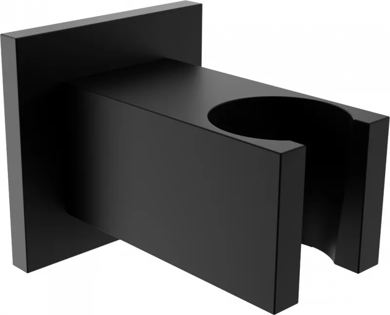 Mexen Cube douchehouder, zwart - 79350-70