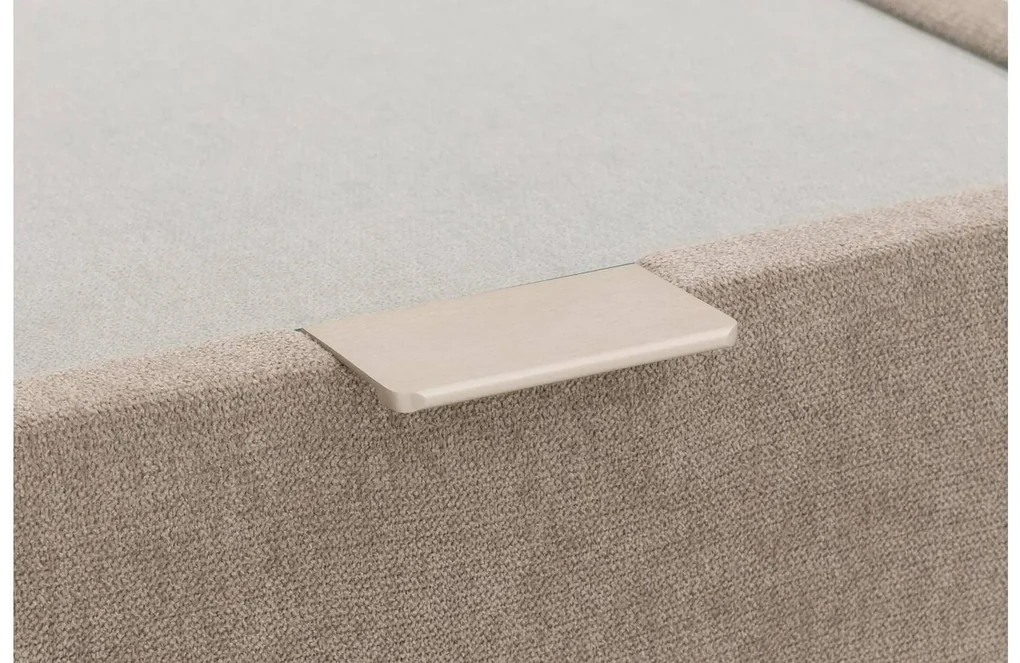 Goossens Nachtkastje Briljant Luxe, 1 deur links, 1 lade, met inleg glasblad