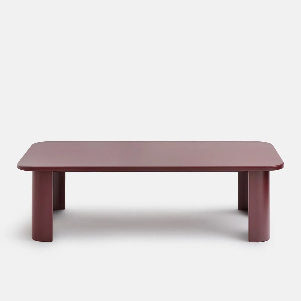 Salontafel met gebeeldhouwde poten, lengte 130 cm, MORTI