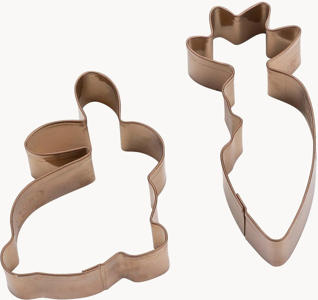 Koekjesvormen Rabbit & Carrot, 2 stuks