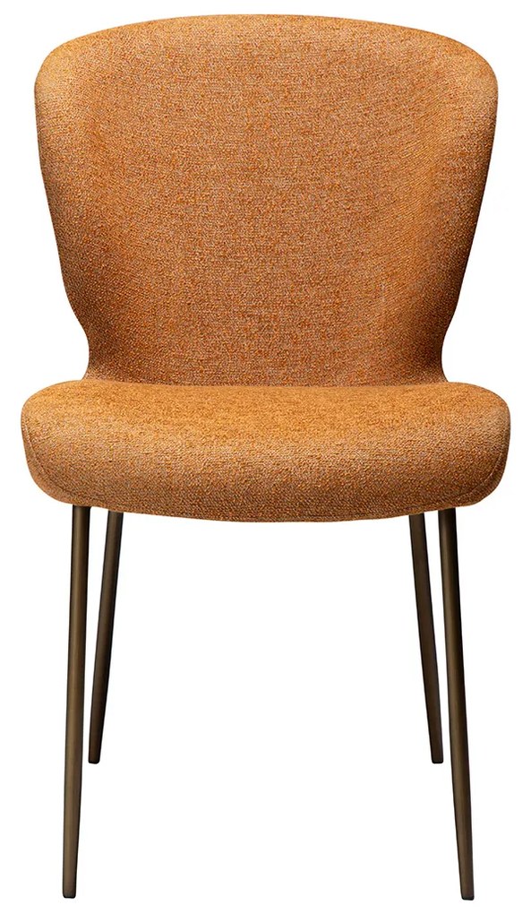 Dan-Form Glory Luxe Eetkamerstoel Oranje Pumpkin Spice Boucle