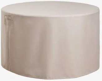 Beschermhoes Voor Ronde Tuintafel Otley Tapioca Beige & Ø160 Cm - Sklum
