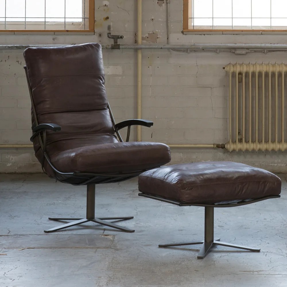 Het Anker Tiberius Fauteuil Industrieel Met Arm Samenstellen