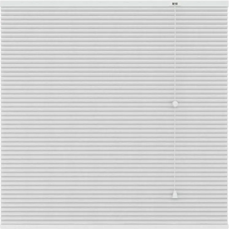 Plisségordijn duplistof verduisterend - wit - 180x180 cm - Leen Bakker