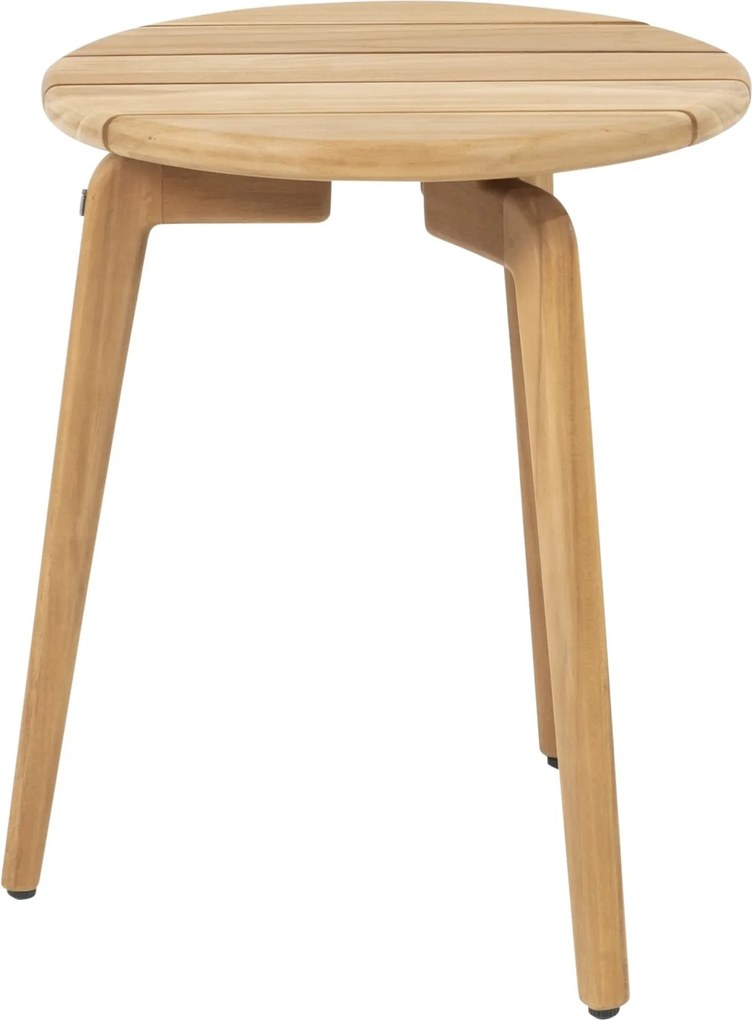 Zucca bijzettafel 45 cm H55 cm rond teak