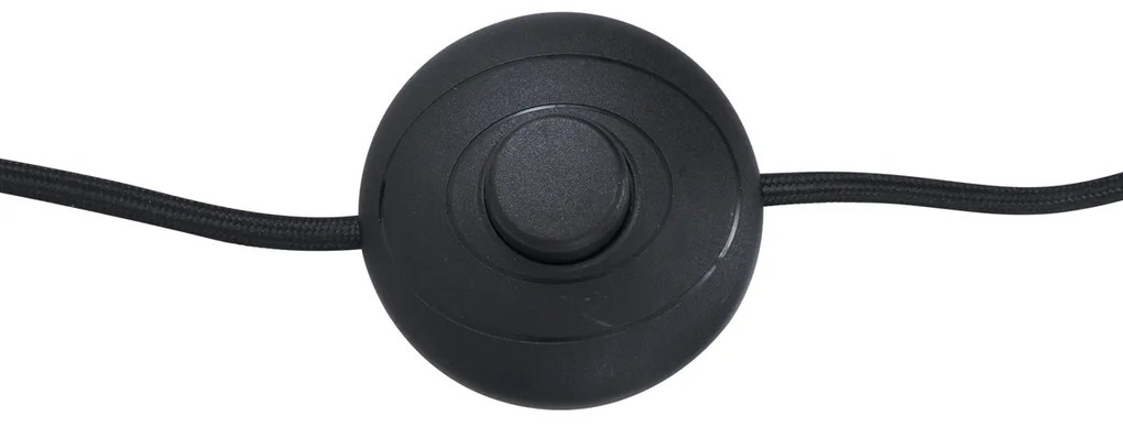 Design vloerlamp brons met brons glas 5-lichts - Athens