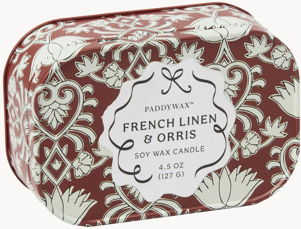Geurkaars Cherie Crimson & Cream (frans linnen, orris)
