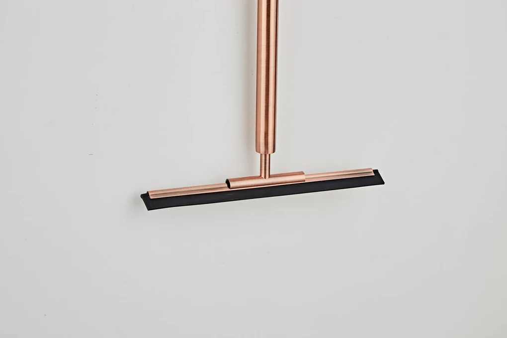 Saniclear Copper vloerwisser 125cm geborsteld koper
