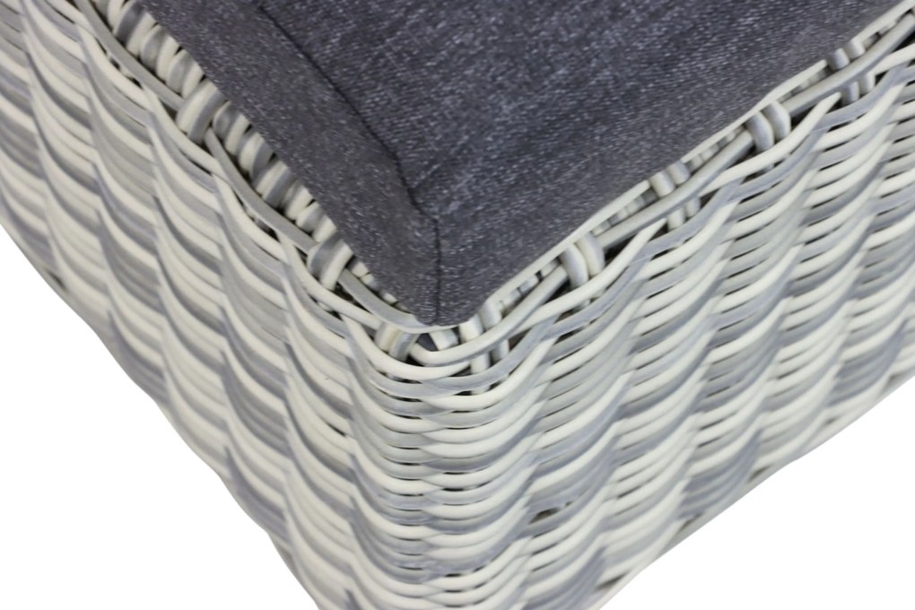 Loungeset 4 personen Wicker Grijs Garden Collections Lusso/Comodo