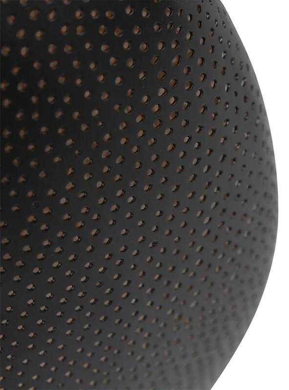 Oosterse plafondlamp zwart met goud 40 cm - Radiance