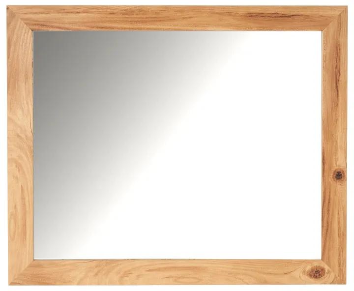 Spiegel met houten lijst - 57.5x47.5 cm