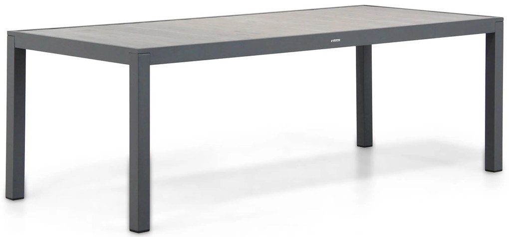 Tuinset 6 personen 220 cm Aluminium/Textileen /Aluminium/textileen Grijs Presto Lucardo/Residence