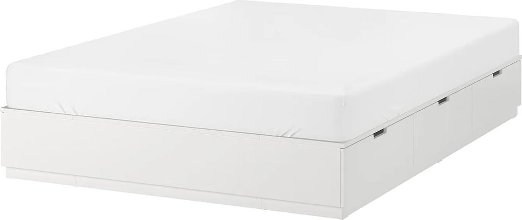 IKEA NORDLI Bedframe met opberglades 160x200 cm Wit Wit - lKEA