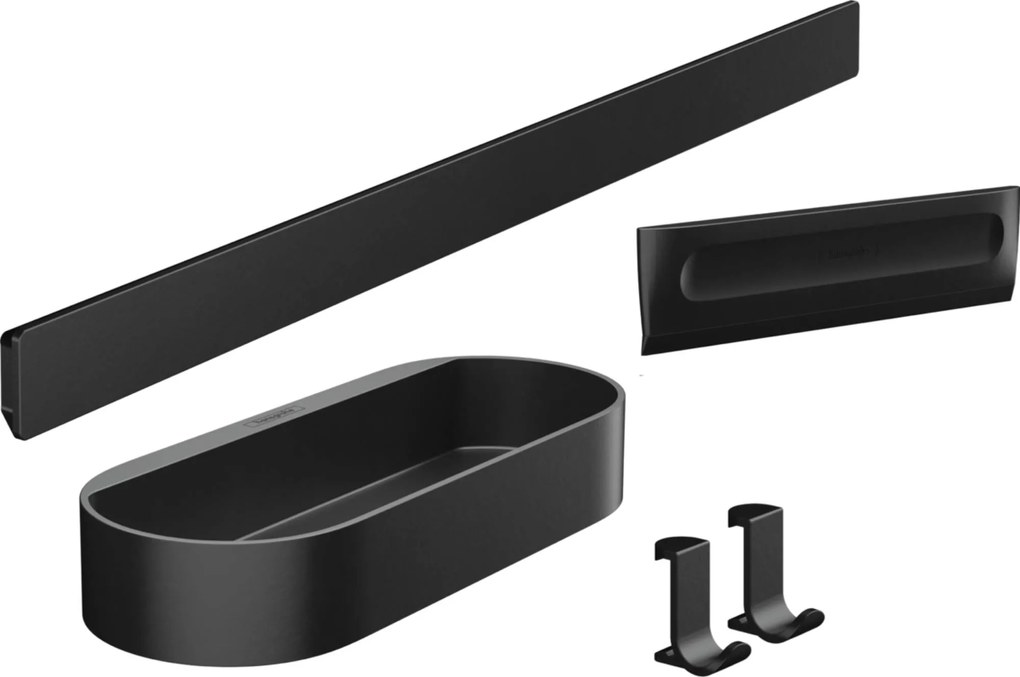 Hansgrohe WallStoris Bundelset Douche 50 cm Mat Zwart