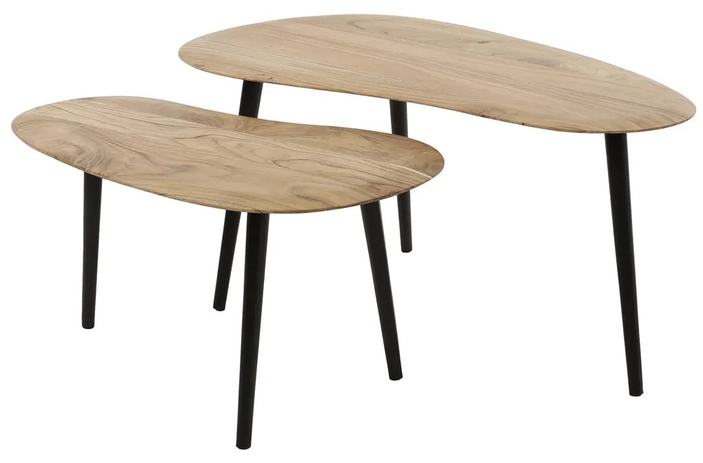 Salontafel Set Van 2 Organische Vorming