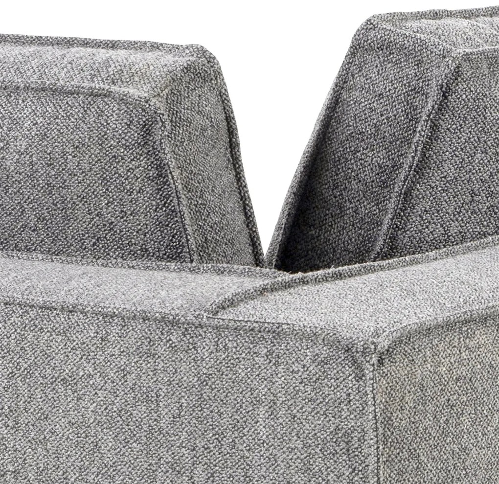 Hoekbank Grijs Boucle Hoek Links