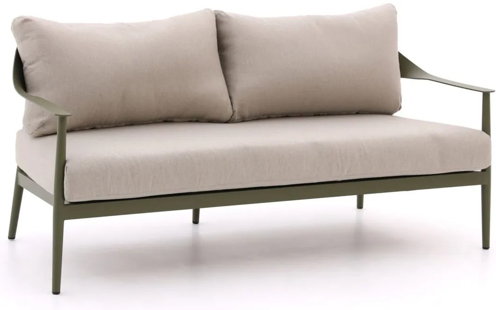 Loungebank Tuin Bellagio   | Aluminium | 2 personen | Tuinbank Beige | 177cm | Incl. kussens | Kees Smit Tuinmeubelen
