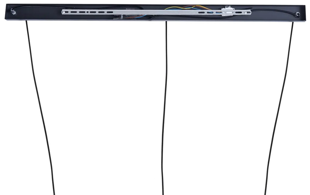 Design hanglamp zwart langwerpig 3-lichts - Indu