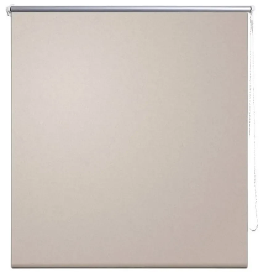vidaXL Rolgordijn verduisterend 120x230 cm beige