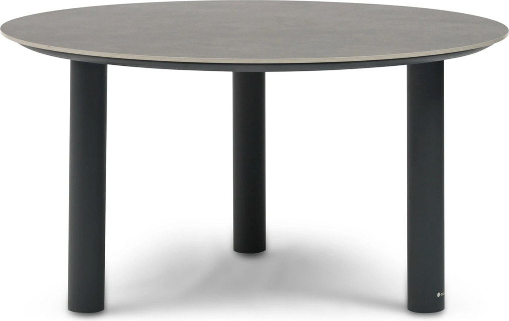 Dining Tuintafel rond 140 cm Grijs Trino
