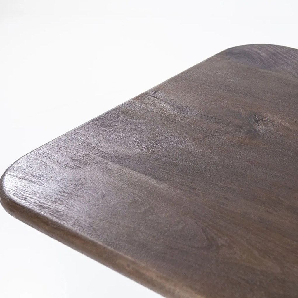 Eleonora Fynn Mango Eettafel Bruin 160 Cm - 160 X 100cm.