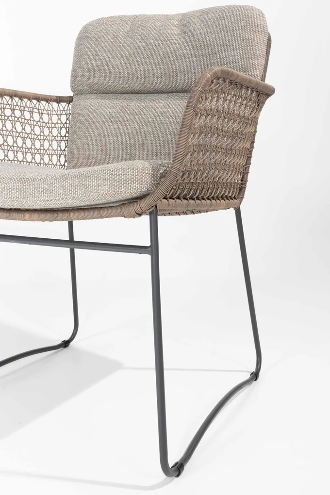 4 Seasons Outdoor Aprilla tuinset pure met Noah tafel 260 cm * Sale * Tuinset houtkleur weerbestendig