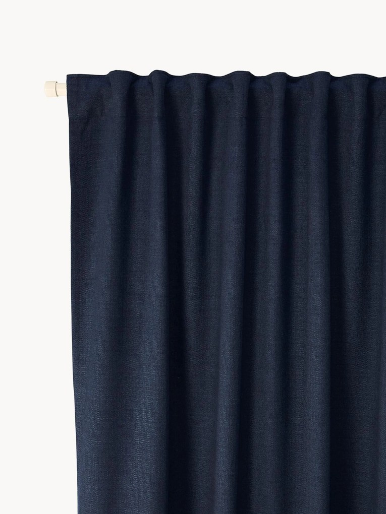 Ondoorzichtige multi-band gordijnen Jensen, 2-delig, B 130 cm