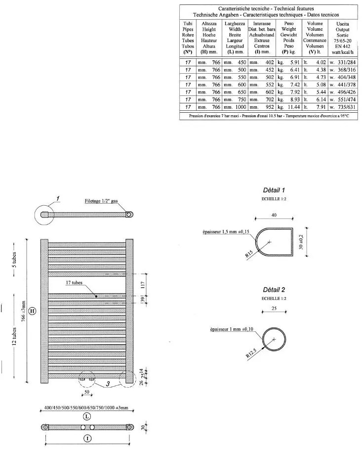 Calor Elara sierradiator mat zwart 77x60cm 330W