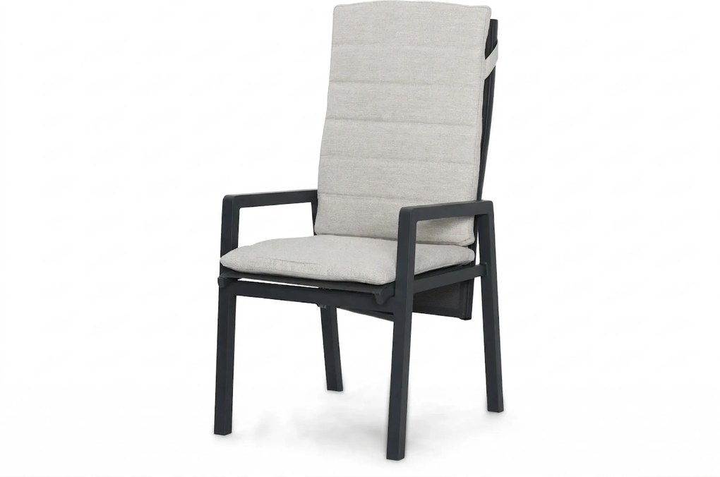 Tuinset 4 personen 909 cm Aluminium Grijs Lifestyle Garden Furniture Vivaro/Creta