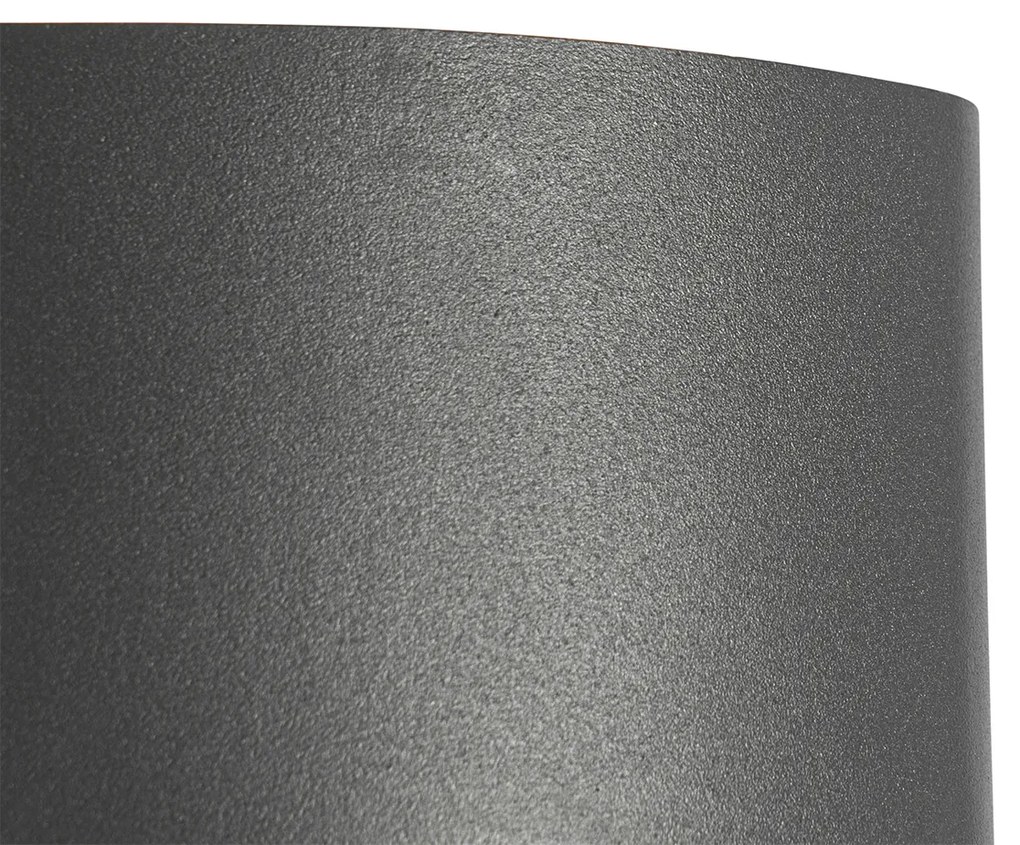 Buiten wandlamp antraciet incl. LED 4-lichts IP54 - Silly Modern IP54 Buitenverlichting ovaal