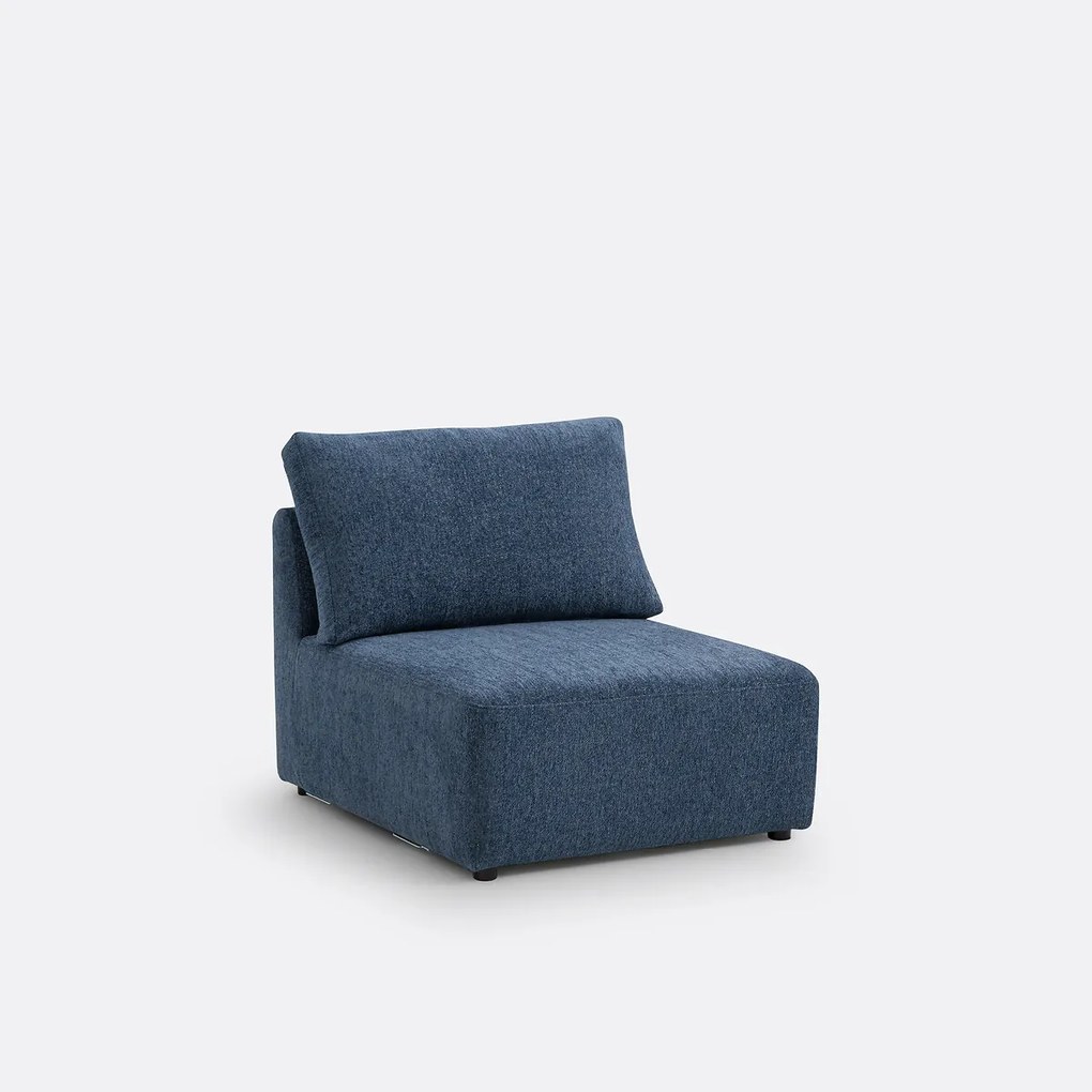 Modulaire fauteuil, gemêleerd chenille, Monica