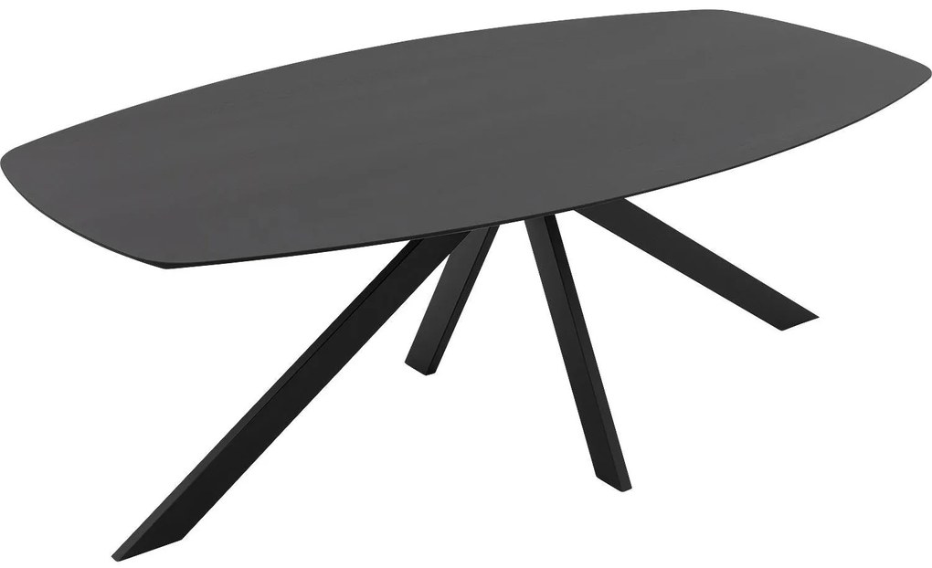 Goossens Excellent Eettafel Uniek, Semi ovaal 200 x 110 cm