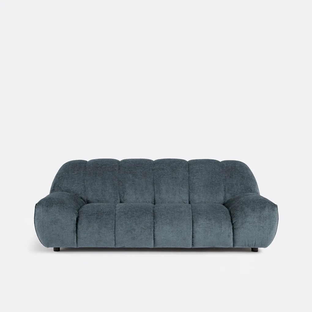 3-zits bank van dik fluweel Nuria