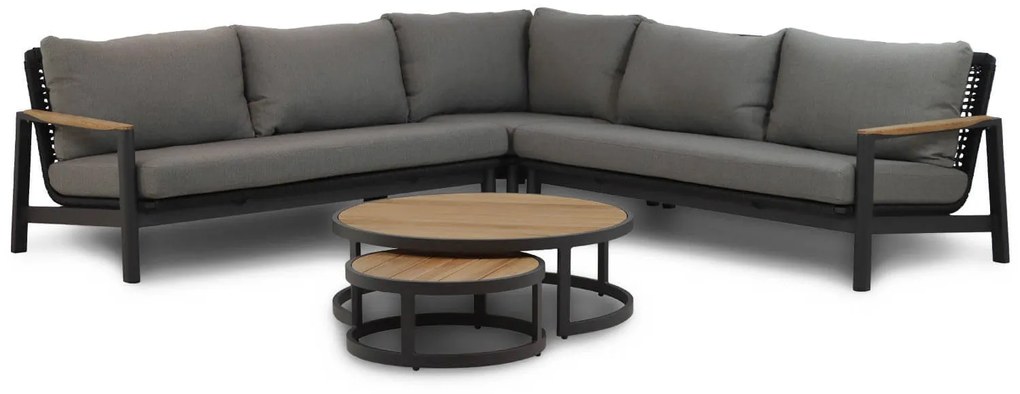 Hoek loungeset  Aluminium/Rope Grijs 5 personen Coco Ralph/Westfield