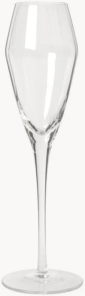 Set van 2 mondgeblazen champagneglazen Sandvig
