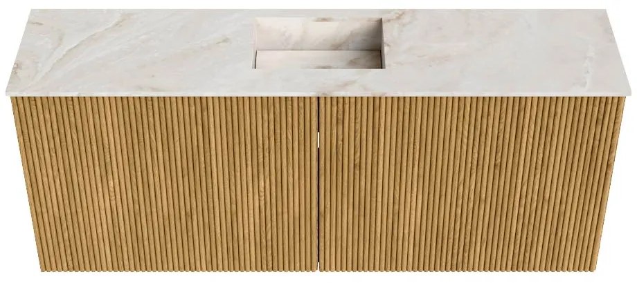 Mondiaz Joya DLux 100cm toiletmeubel oak met wastafel faye midden 1 kraangat frappe