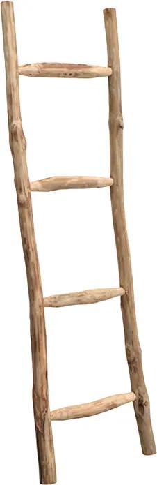 Brix Larry Teakhouten Decoratieve Ladder