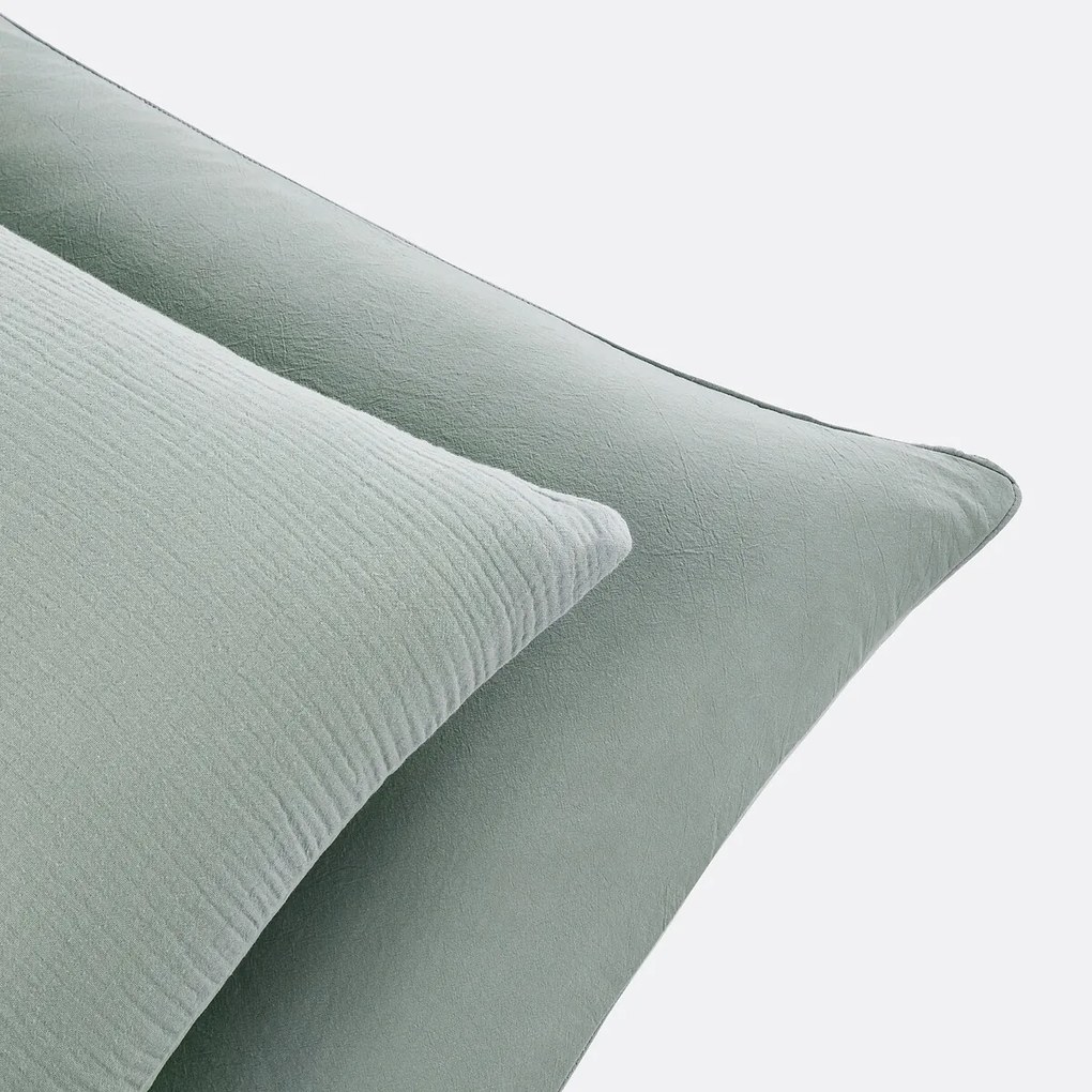 Kussenhoes, katoen gaas/gewassen katoen, KUMCO