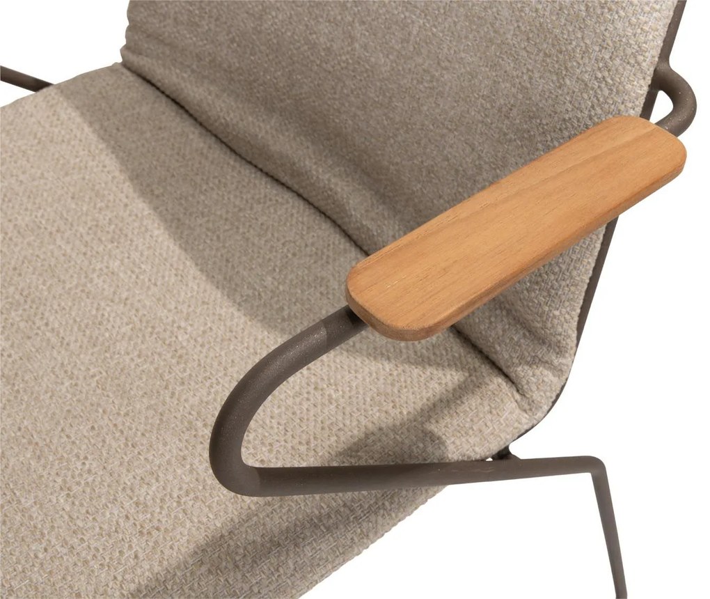 4 Seasons Outdoor Veneto stapelbare tuin stoel terre RVS SALE  Tuinstoel    bruin weerbestendig