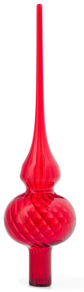 HEMA Kerstpiek Glas 24cm Rood (rood)