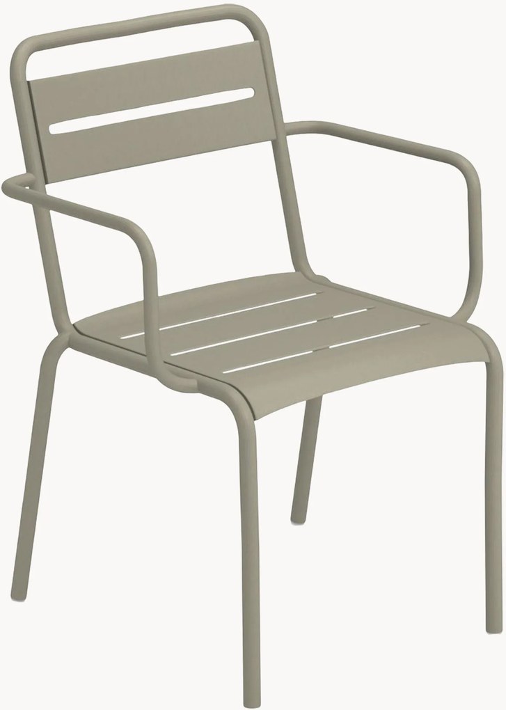 Tuinstoelen Star met armleuning, 2-delig