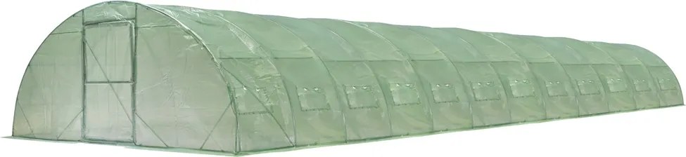 Groene folietunnel 5x12m met deur Tuinpunt