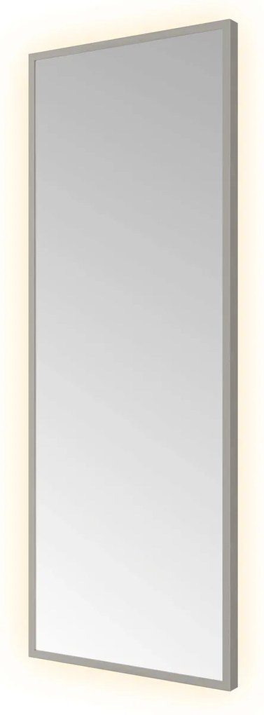 Hotbath &More Square rechthoekige spiegel 30x80cm geborsteld gunmetal PVD