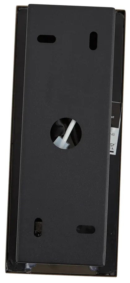 Moderne wandlamp zwart incl. LED - Plaza