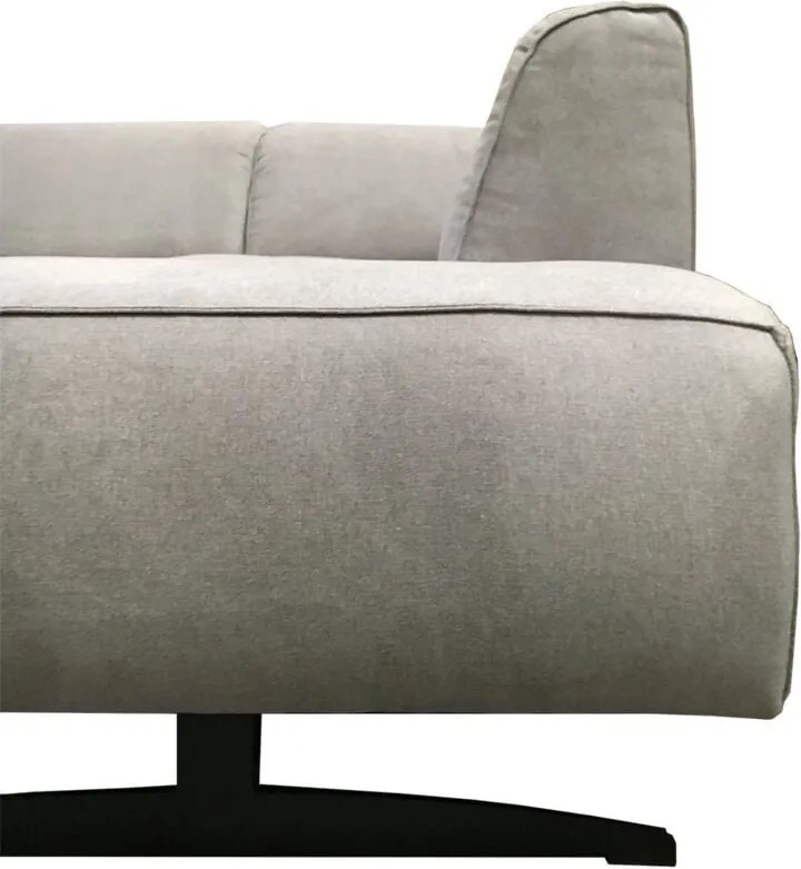 Hoekbank - Lambada - rechts - stof Mine grijs 180